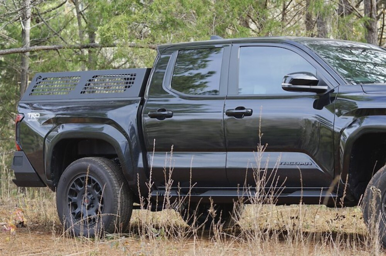 Fab Fours 24-25 Toyota Tacoma Half Rack (5.5' Short Bed) RACK02-1 Matte Finish Bed Cargo Rack Powder Coated Steel
