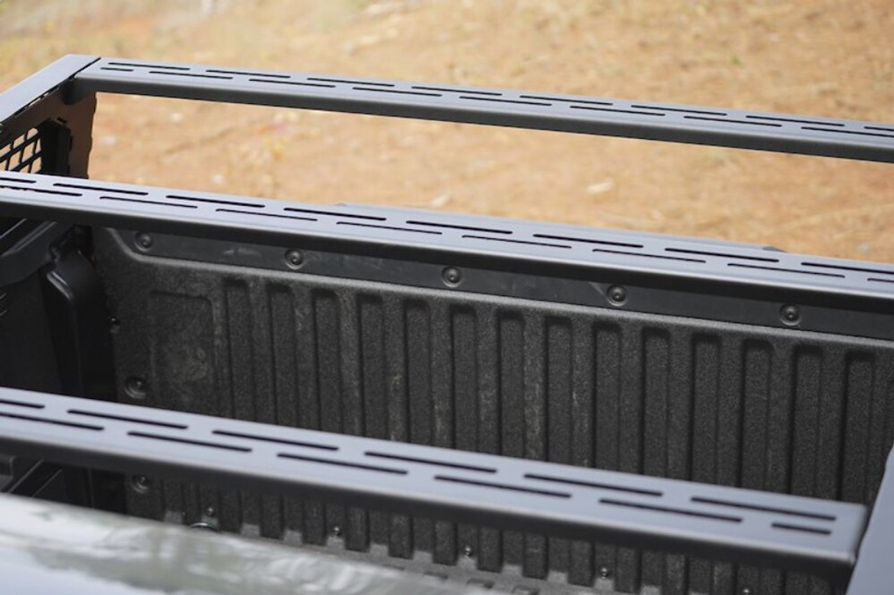 Fab Fours 24-25 Toyota Tacoma Half Rack (5.5' Short Bed) RACK02-1 Matte Finish Bed Cargo Rack Powder Coated Steel