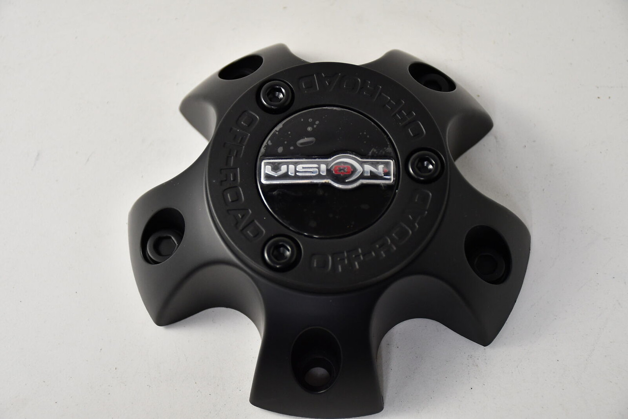 Vision Offroad C111MB-65V Matte Black 5x5 Nemesis 111 Center Cap