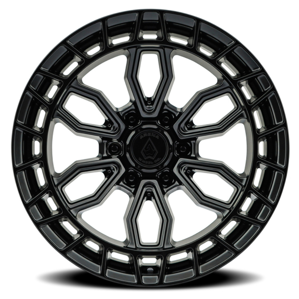 20" Arena Recon 20x9 6x135 1mm Satin Black Wheel For Ford Lincoln Truck Suv Rim