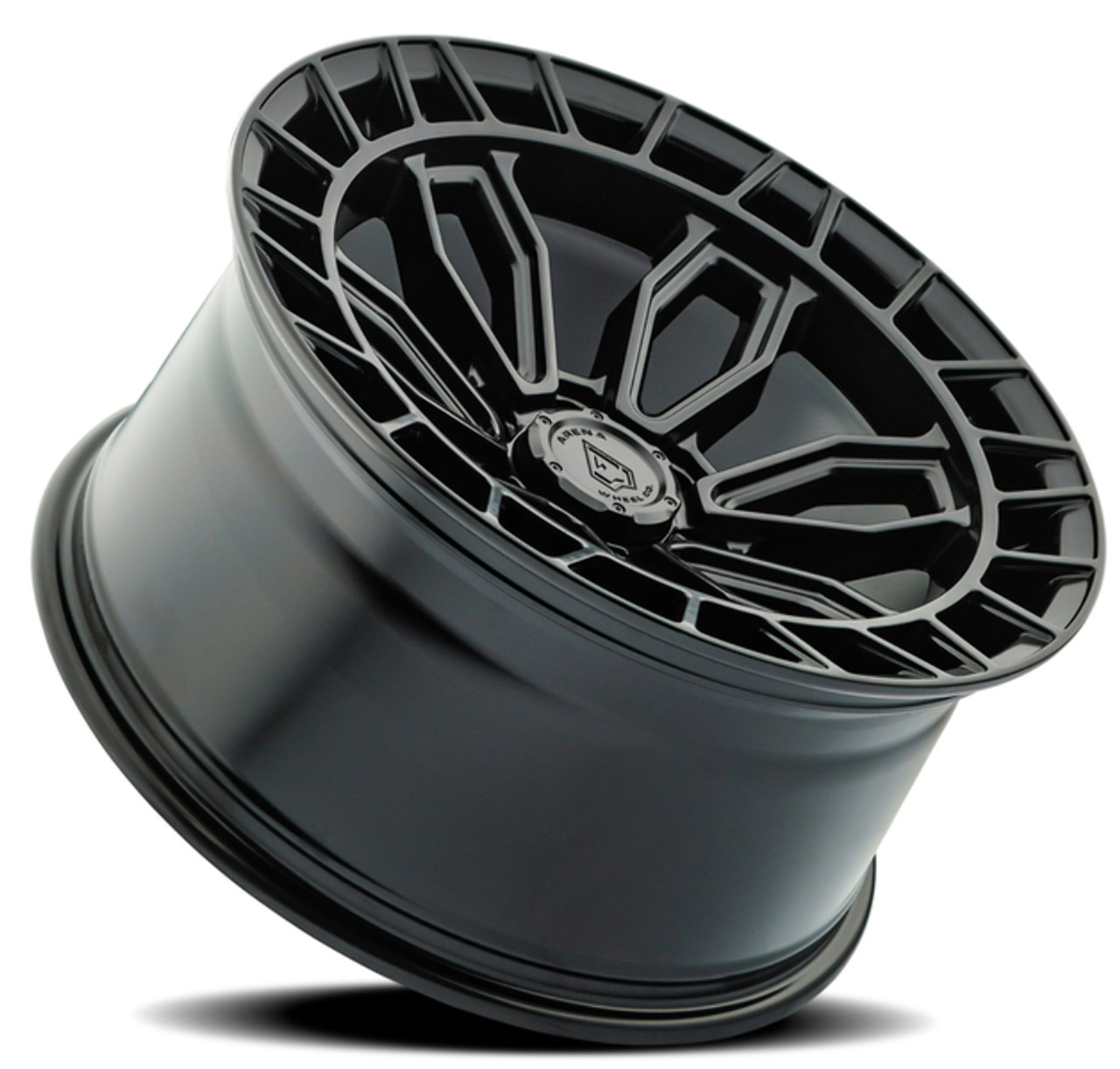 Set 4 17" Arena Recon 17x9 6x135 -12mm Satin Black Wheels For Ford Lincoln Rims