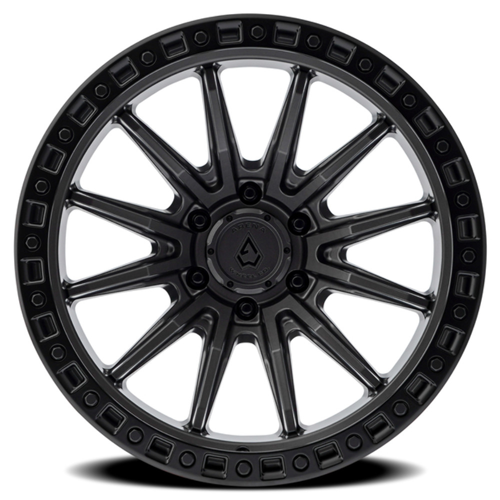20" Arena Mission 20x9 6x135 20mm Satin Black Wheel For Ford Lincoln Truck Rim