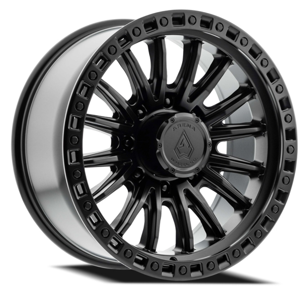 Set 4 20" Arena Mission 20x9 8x6.5 0mm Satin Black Wheels For Chevy GMC Ram Rims