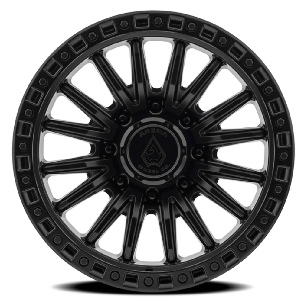 Set 4 20" Arena Mission 20x9 8x6.5 0mm Satin Black Wheels For Chevy GMC Ram Rims