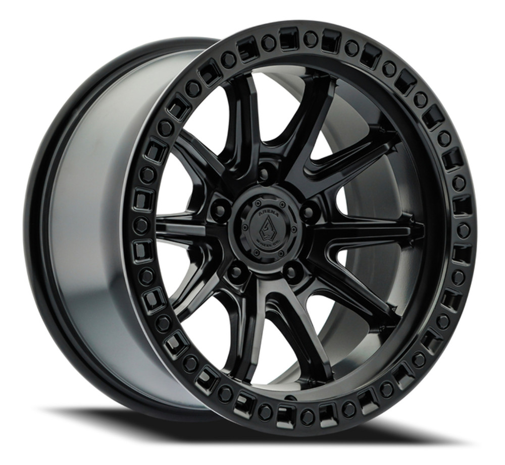20" Arena Mission 20x9 5x5 0mm Satin Black Wheel For Jeep Wrangler Gladiator Rim