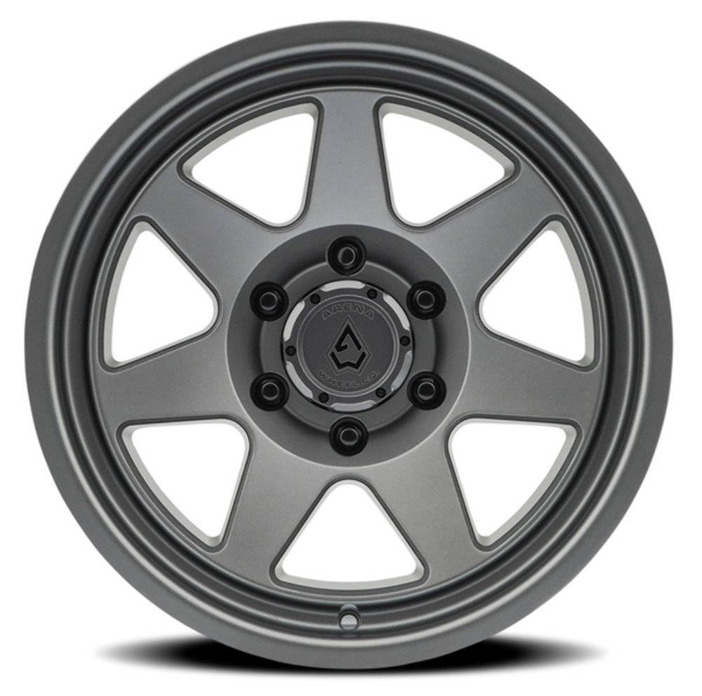 20" Arena Ridge 20x9 6x135 0mm Satin Gun Metal Wheel For Ford Lincoln Rim