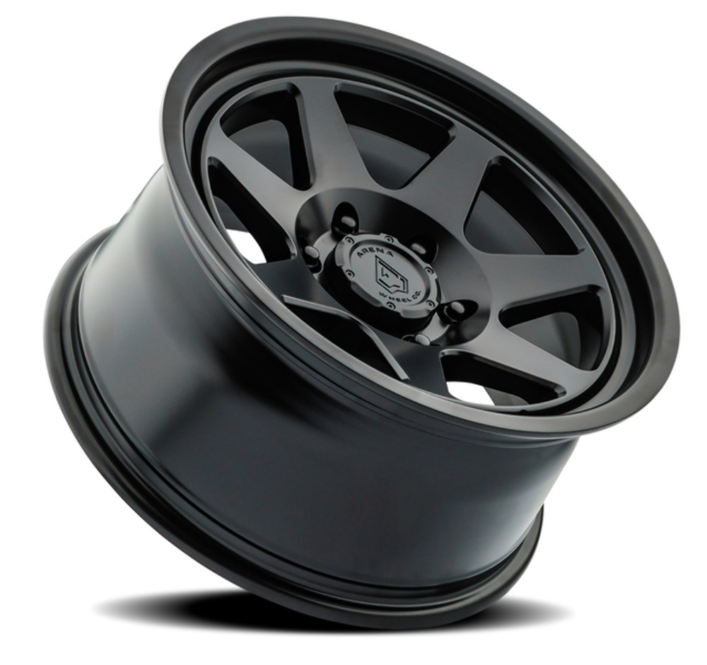 17" Arena Ridge 17x8.5 6x5.5 0mm Satin Black Wheel For Chevy GMC Ram Cadillac