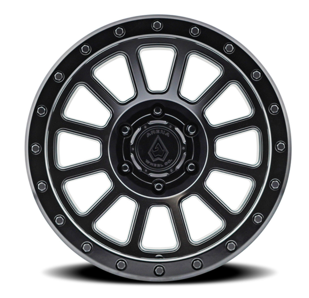 20" Arena Ammo 20x9 5x5 0mm Satin Black Wheel For Jeep Wrangler Gladiator Rim