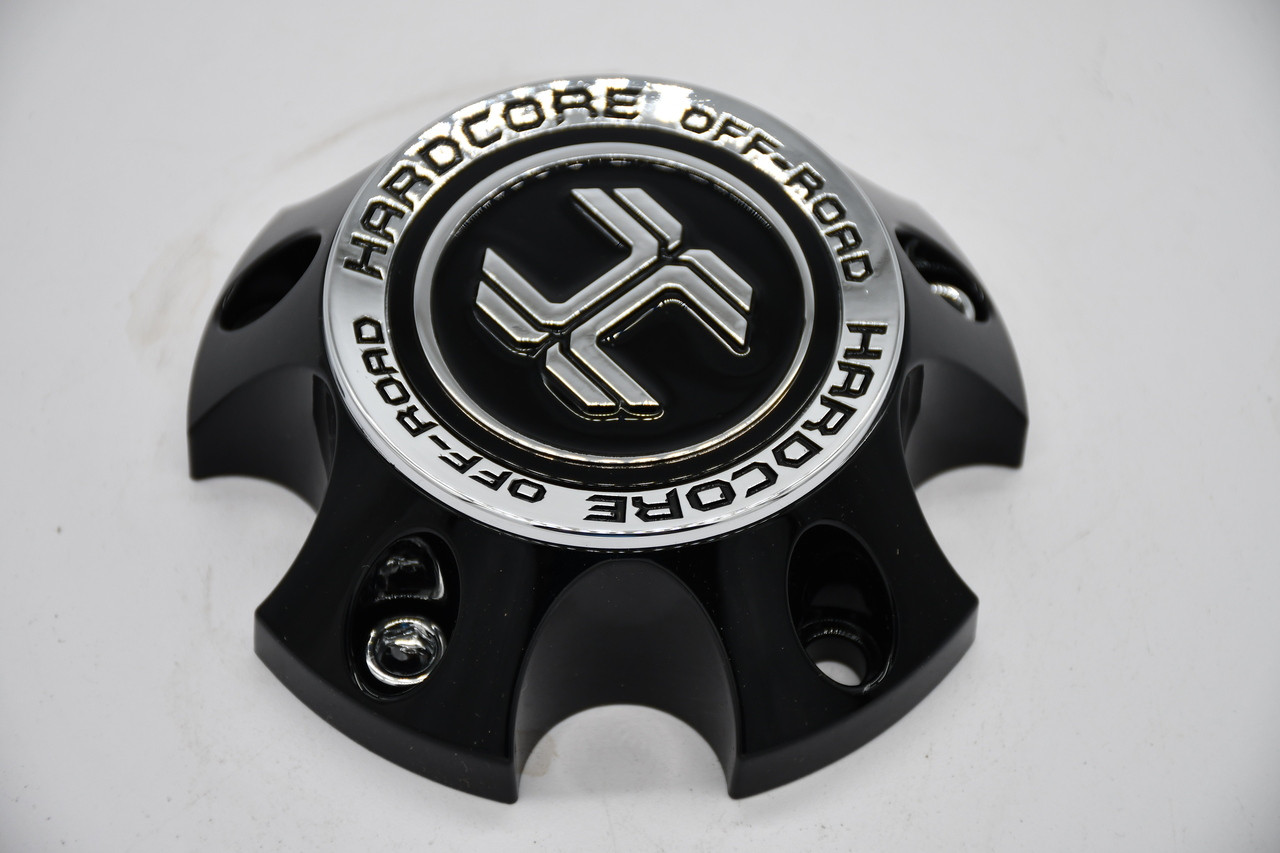 Hardcore Offroad Gloss Black Wheel Center Cap Hub Cap HD-CAP-5H-1143/127 4.6"