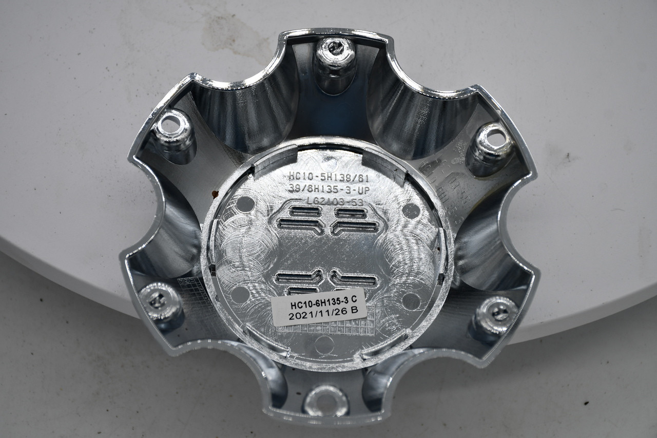 Hardcore Offroad Chrome Wheel Center Cap Hub Cap HC10-6H135-3 5.2"