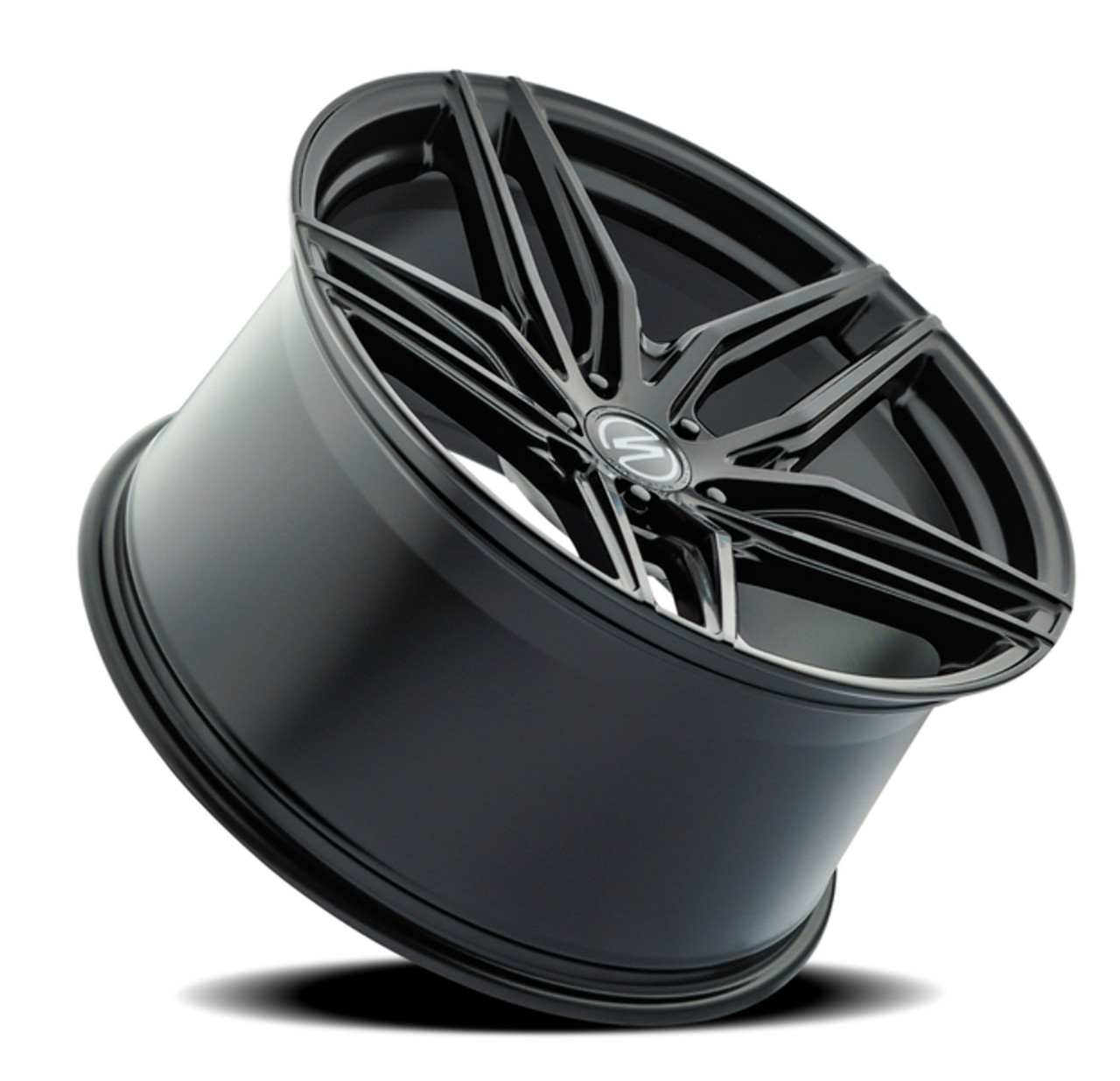 Set 4 20" Select Shadow Satin Black 20x10.5 Wheels 5x4.5 (5x114.3)  38mm Rims
