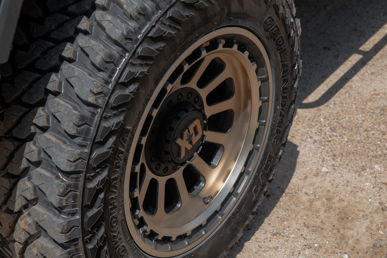 XD XD856 Omega 17x9 5x5 5x5.5 Satin Black With Bronze Tint Wheel 17" 18mm Rim
