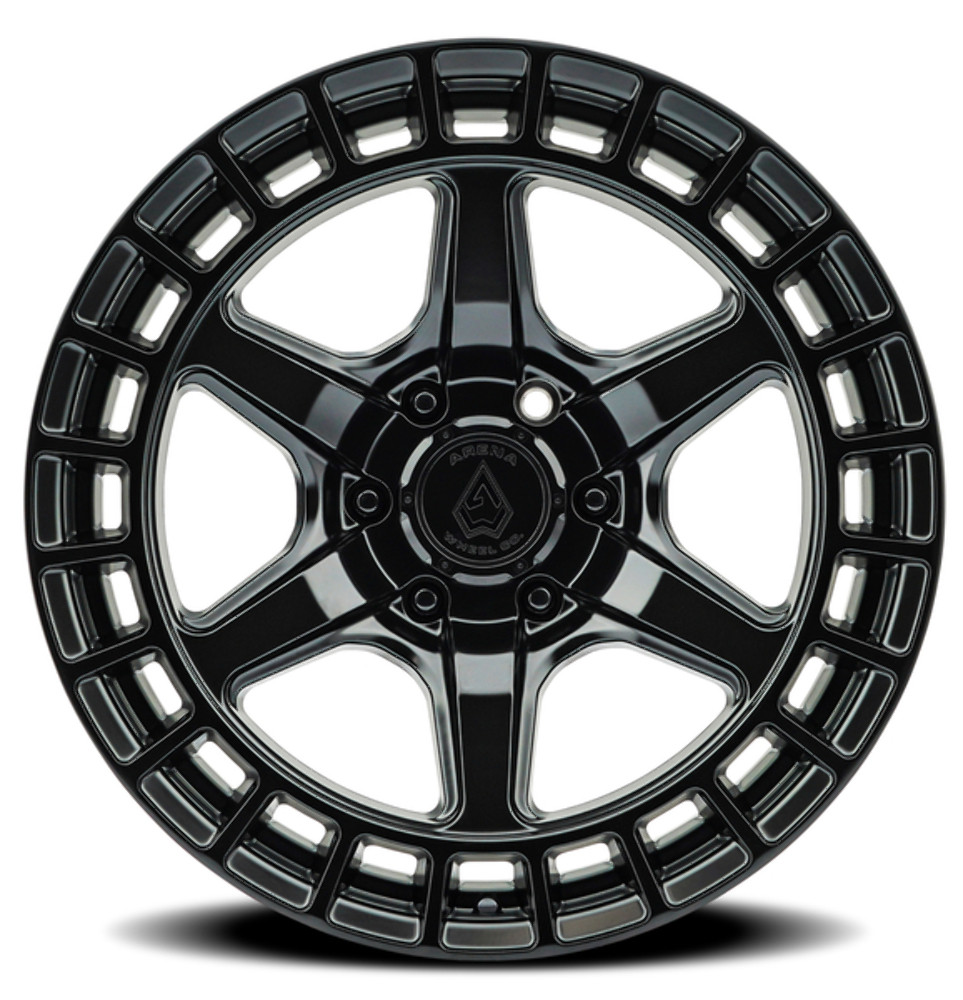 17" Arena Torque 17x9 6x135 1mm Satin Black Wheel For Ford Lincoln Truck Suv Rim