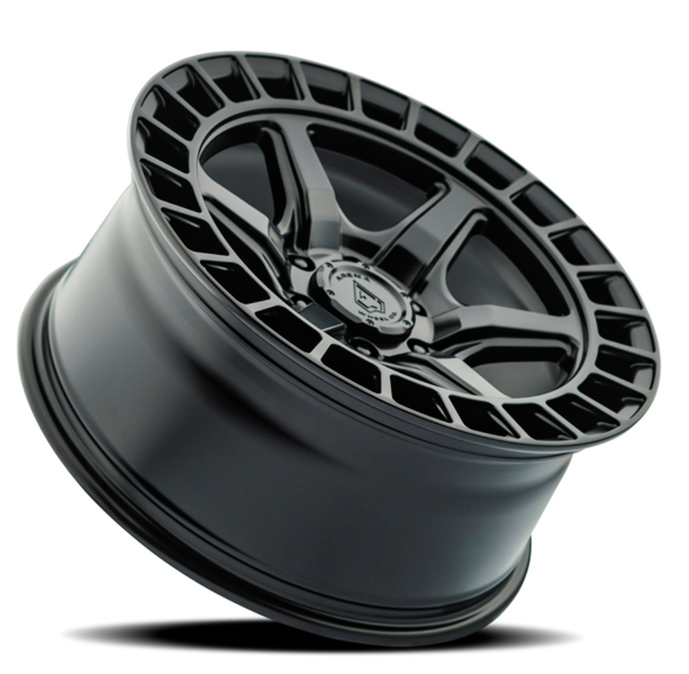 17" Arena Torque 17x9 6x135 1mm Satin Black Wheel For Ford Lincoln Truck Suv Rim