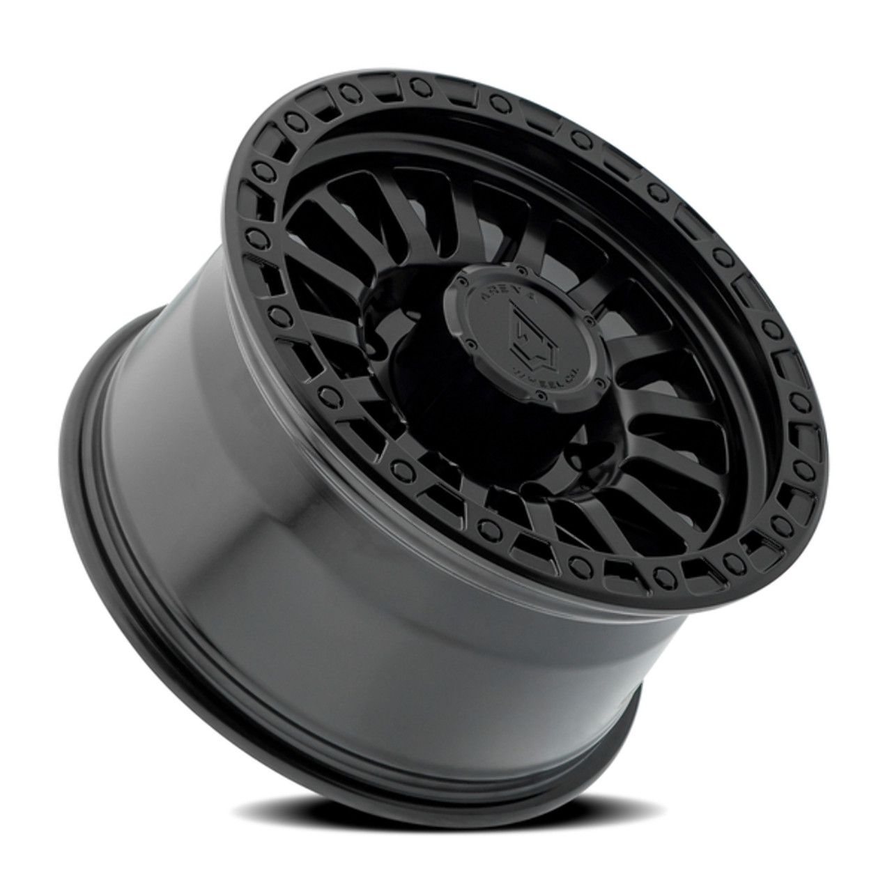 17" Arena Trophy 17x9 8x6.5 0mm Satin Black Wheel For Chevy GMC Ram Ford Rim