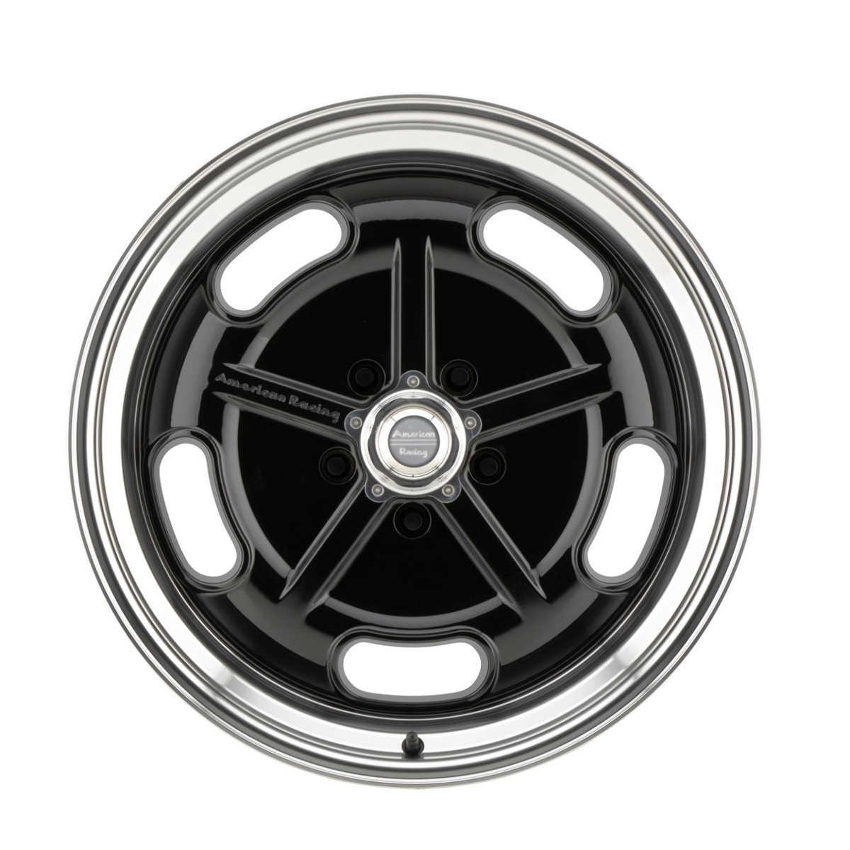 20" American Racing Vintage VN511 Salt Flat 20x9.5 5x4.75 0mm Black Diamond Rim