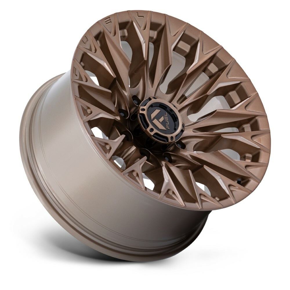 20" Fuel 1PC D805 Flame 20x9 8x180 20mm Platinum Bronze Wheel For Chevy GMC Rim