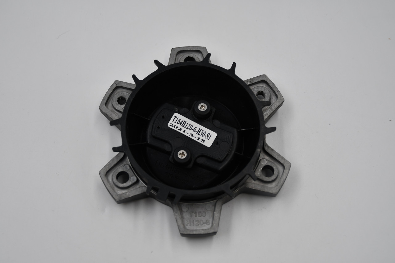KMC Matte Black Wheel Center Cap Hub Cap T164H120-6-H30-S1 4.75" 2 piece 6 Lug