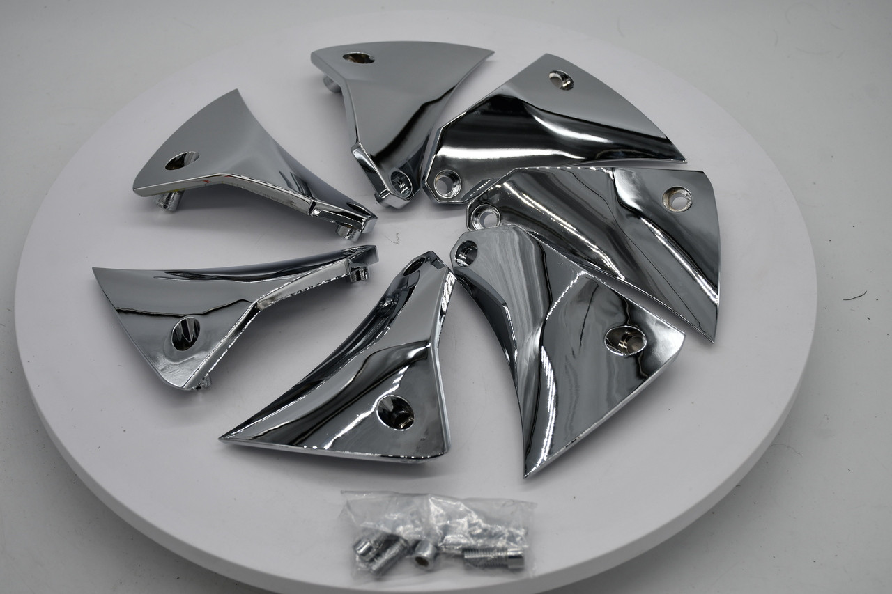 Chrome Inserts for 1 Grid Offroad GD1 Right Side Wheel 20x9 7129-2090-R-ZST