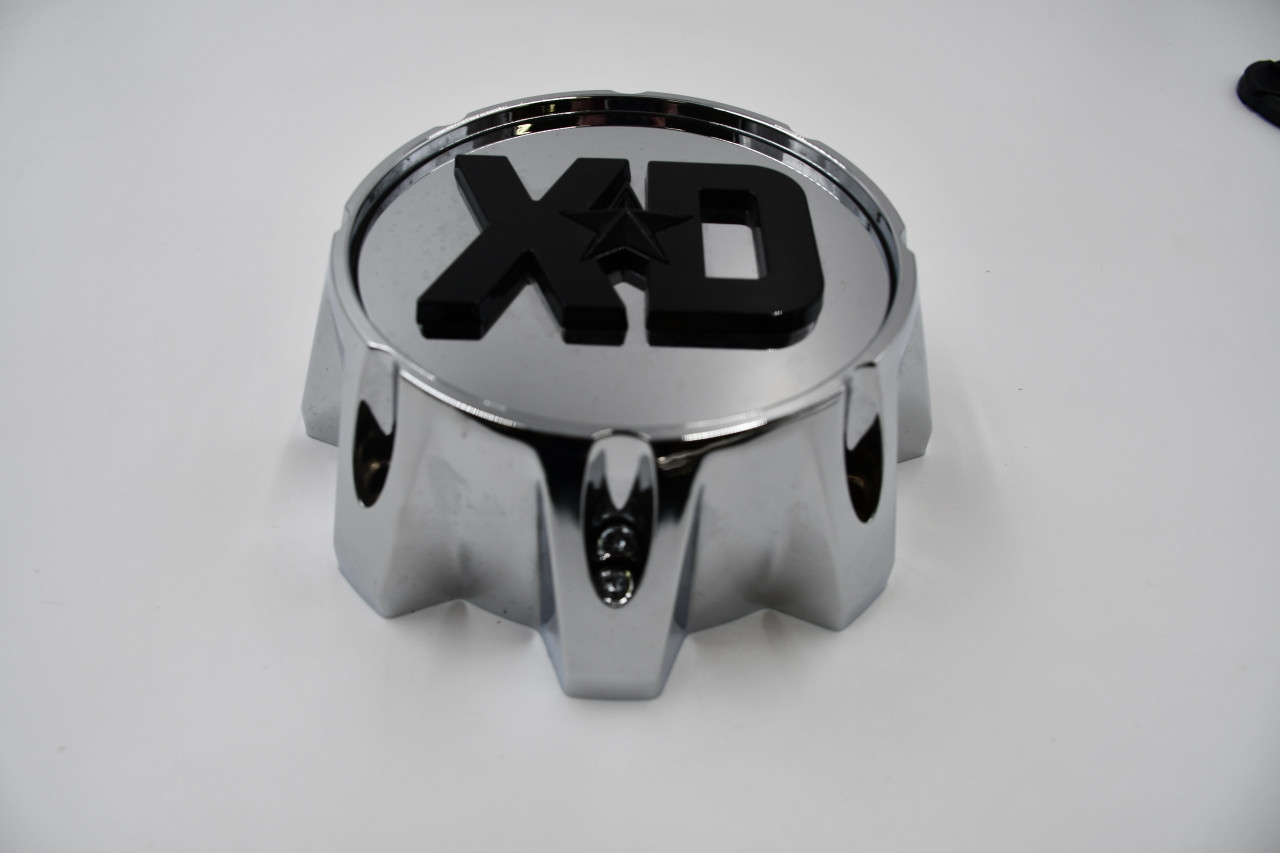 XD Series Chrome Wheel Center Cap Hub Cap T167L170-1 6.625" 8 Lug Bolt-on