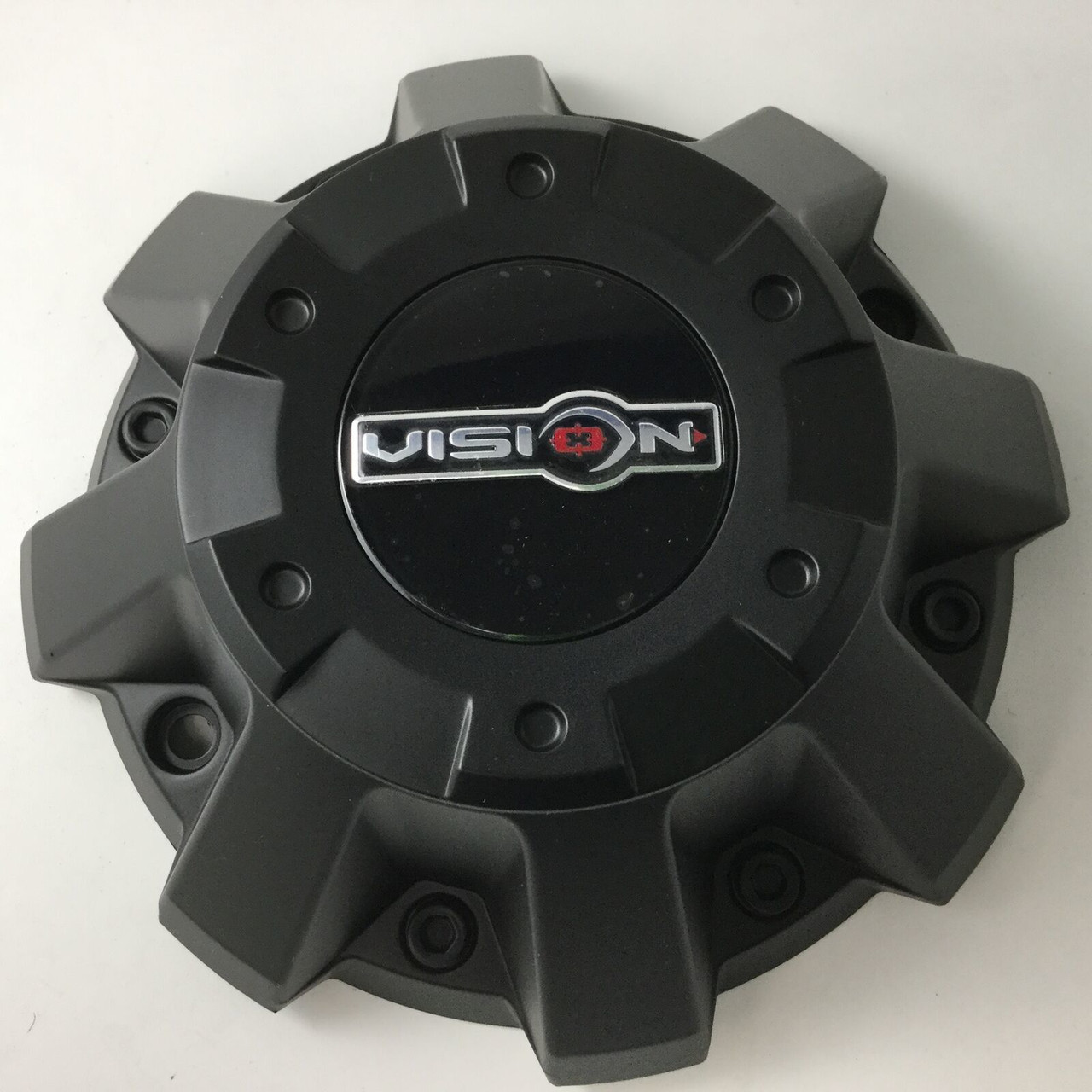 Vision Wheels Incline 400 Matte Black Center Cap C40MB-8 C400MB-8-CAP