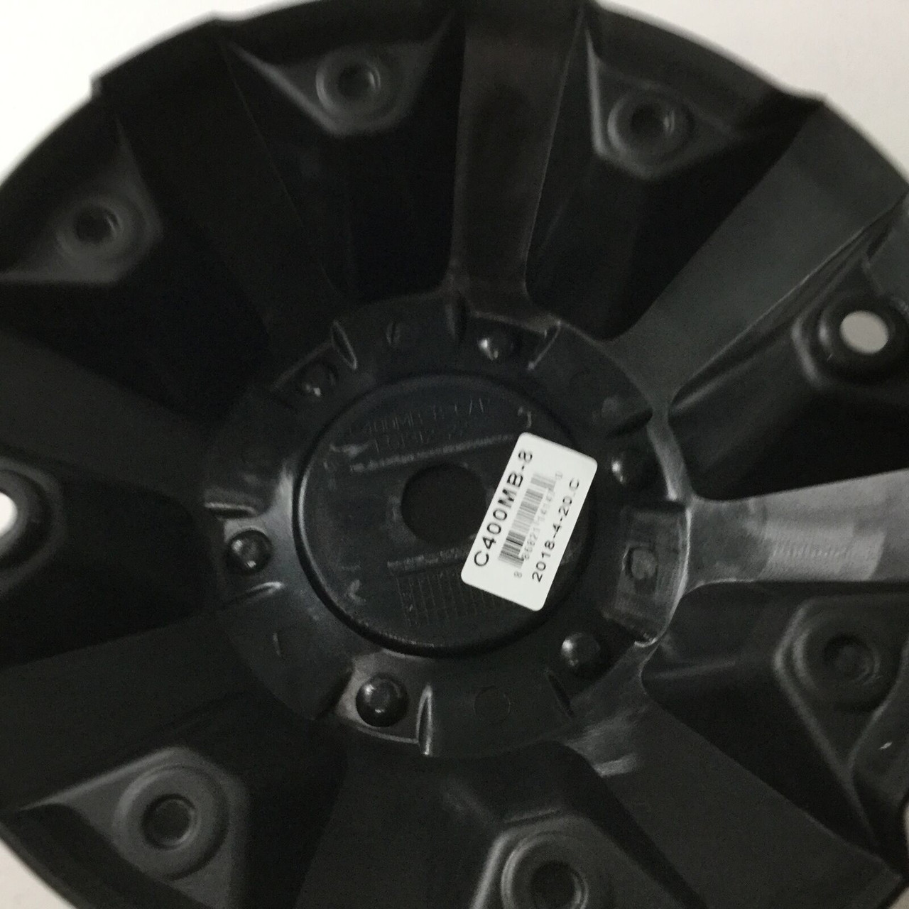 Vision Wheels Incline 400 Matte Black Center Cap C40MB-8 C400MB-8-CAP