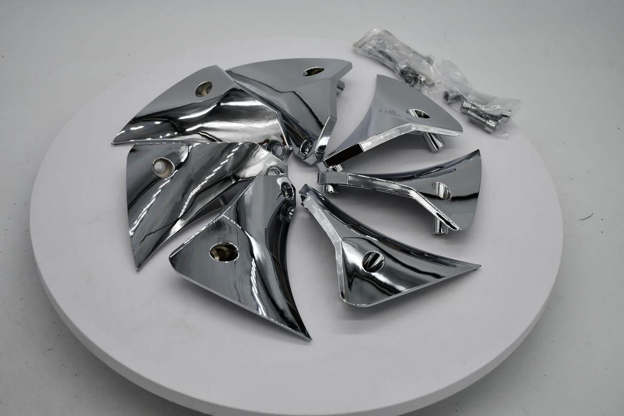 Grid Off-Road Chrome Wheel Center Cap Hub Cap 121CHINL Fits GD01 20x10 Left Wheel