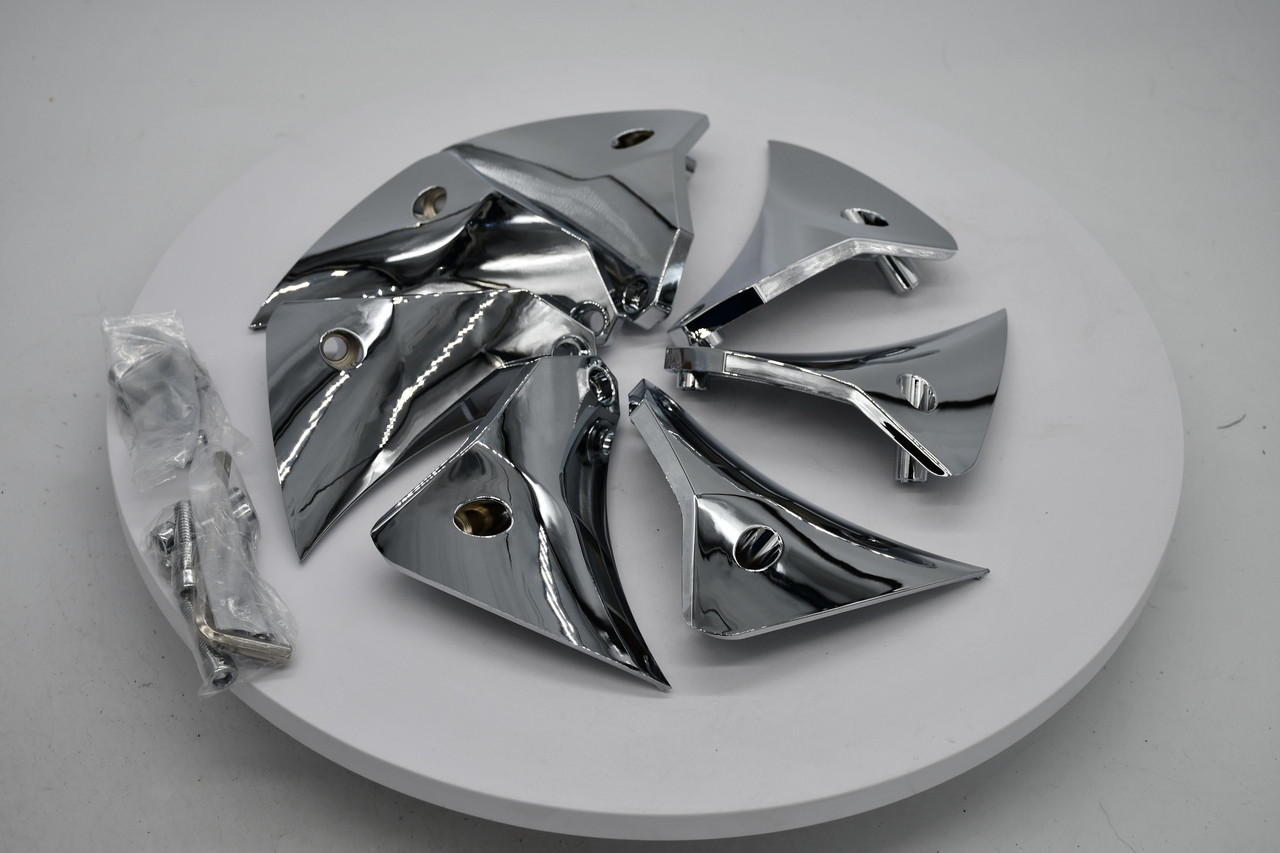 Grid Off-Road Chrome Wheel Center Cap Hub Cap 121CHINL Fits GD01 20x10 Left Wheel