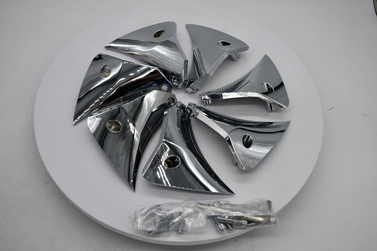 Grid Off-Road Chrome Wheel Center Cap Hub Cap 121CHINL Fits GD01 20x10 Left Wheel