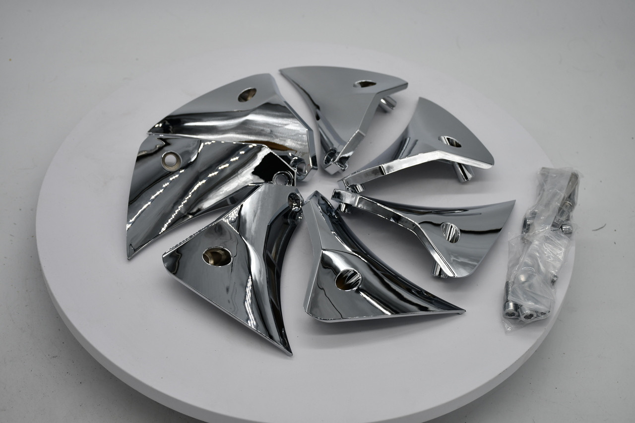 Grid Off-Road Chrome Wheel Center Cap Hub Cap 121CHINL Fits GD01 20x10 Left Wheel