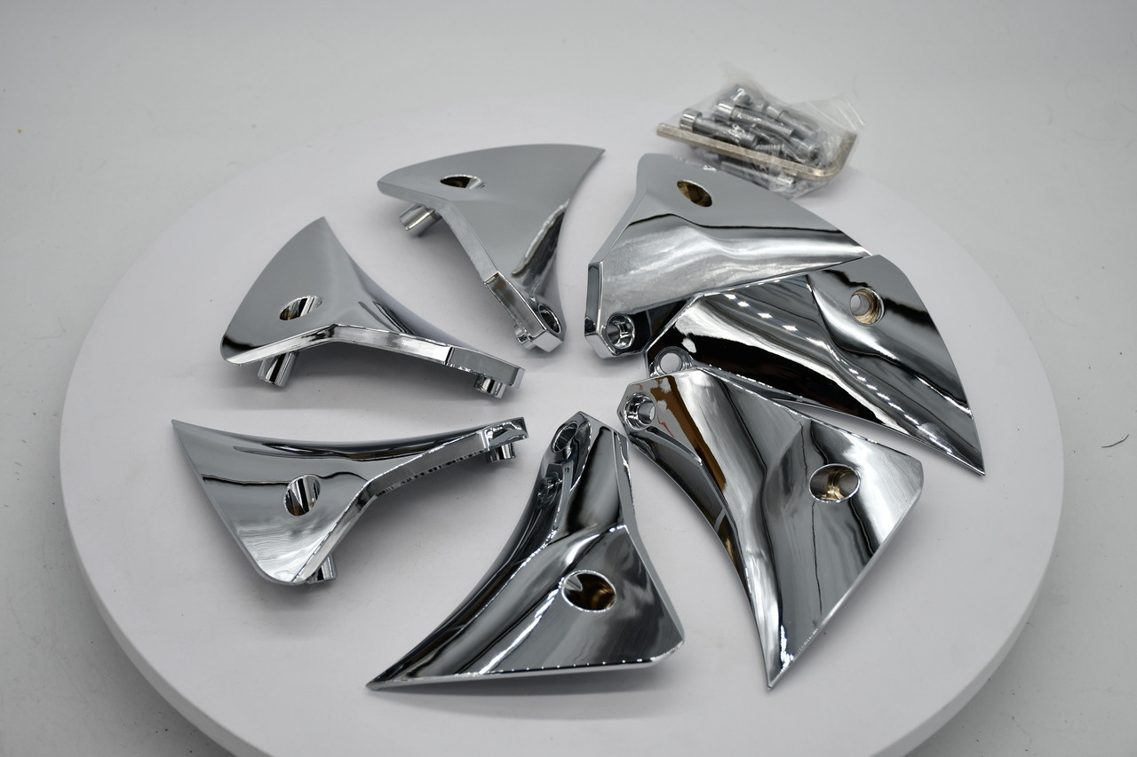 Grid Off-Road Chrome Wheel Center Cap Hub Cap GRW121CHINR Fits GD01 20x10 Right Wheel