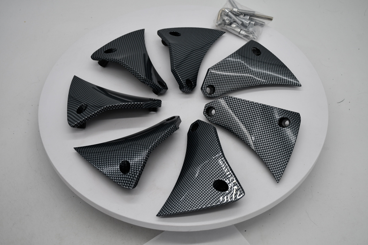 Grid Off-Road Carbon Fiber Wheel Center Cap Hub Cap 129CAINR Fits GD01 20x9 Right Wheel