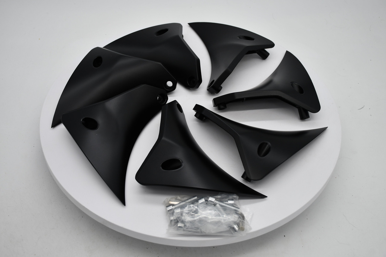 Grid Off-Road Black Wheel Center Cap Hub Cap 7129-2212-L-RST Fits GD01 22x12 Left Wheel