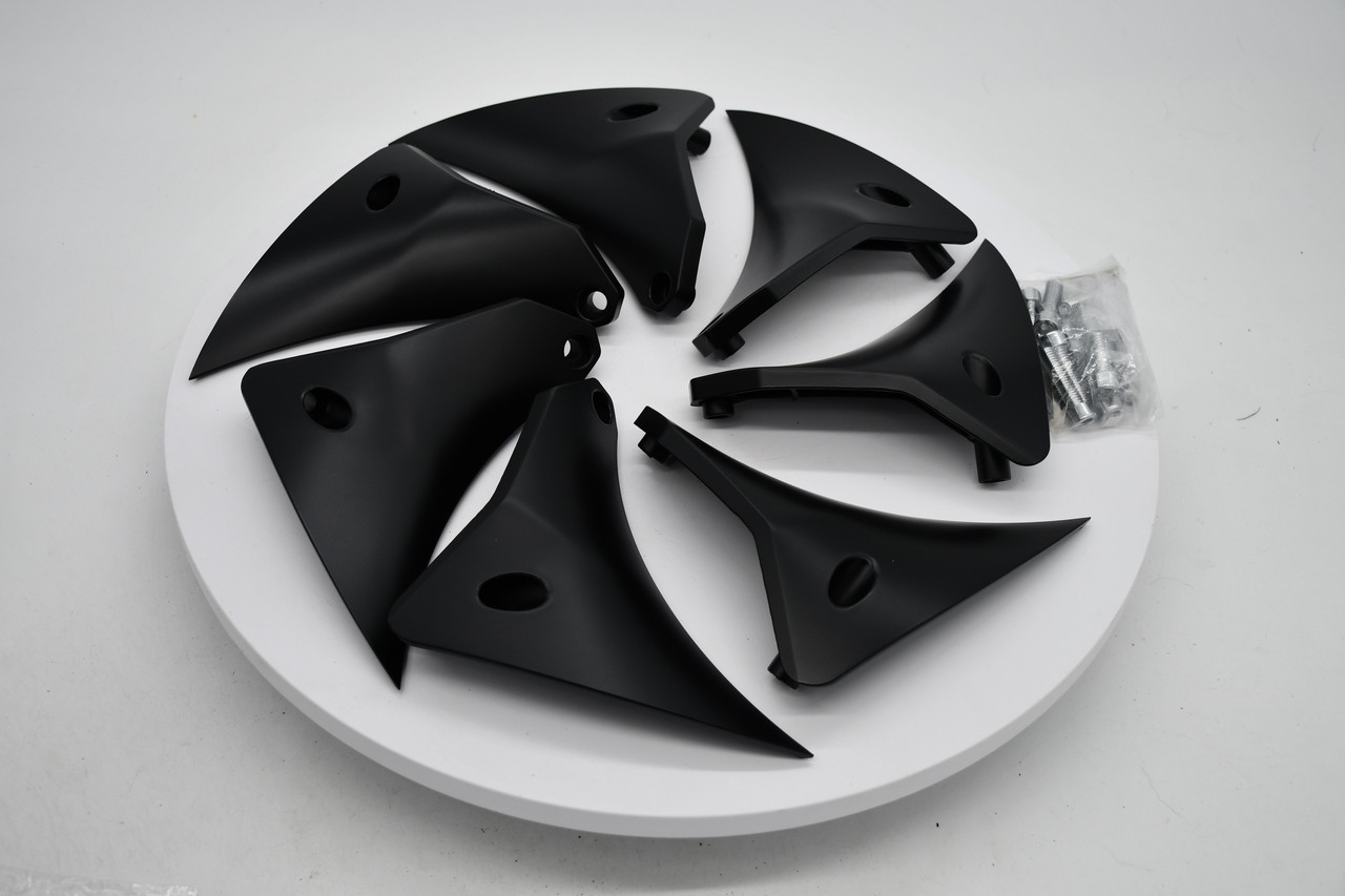 Grid Off-Road Black Wheel Center Cap Hub Cap 7129-2212-L-RST Fits GD01 22x12 Left Wheel