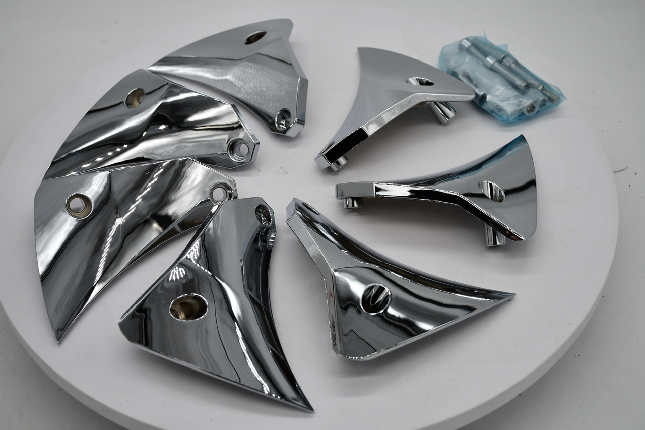 Grid Off-Road Chrome Wheel Center Cap Hub Cap GRW121CHINL Fits GD01 20x10 Left Wheel