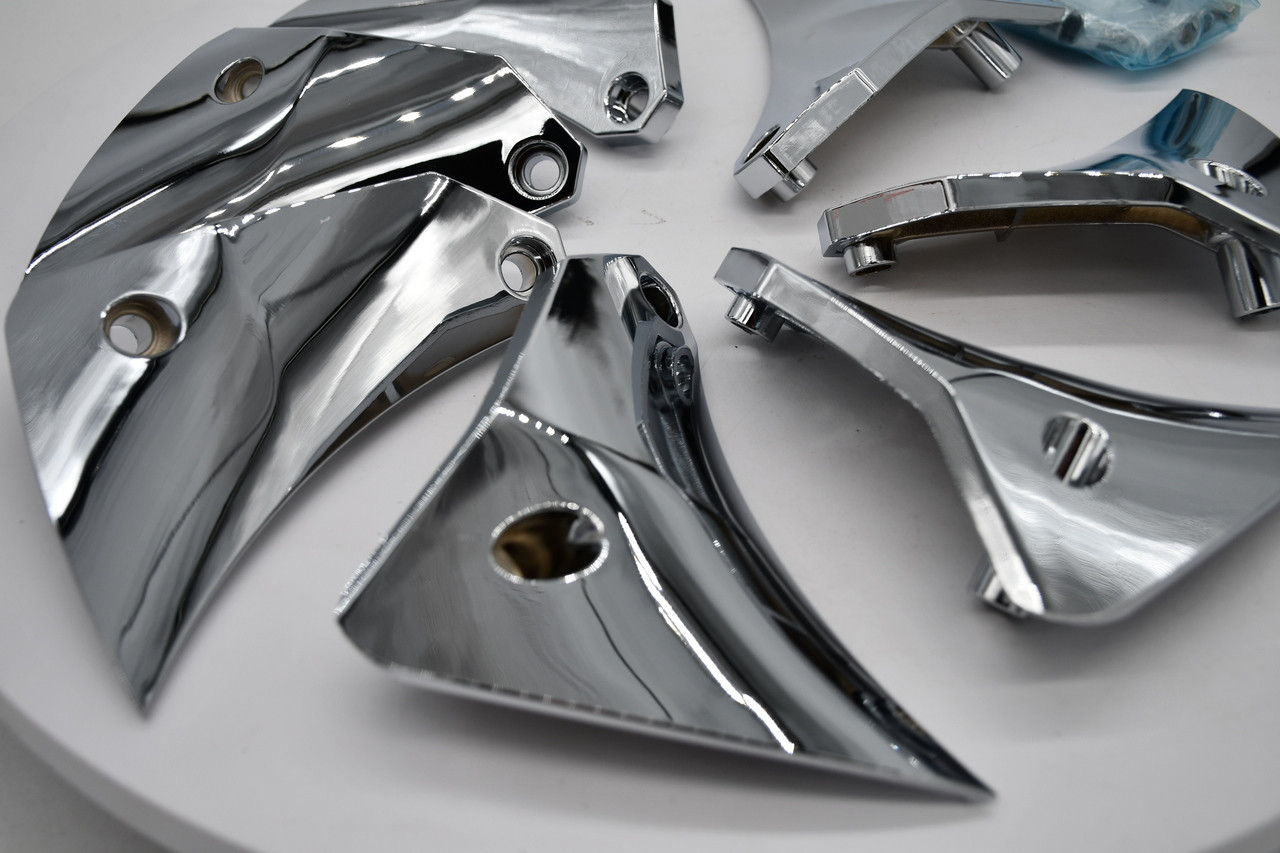 Grid Off-Road Chrome Wheel Center Cap Hub Cap GRW121CHINL Fits GD01 20x10 Left Wheel