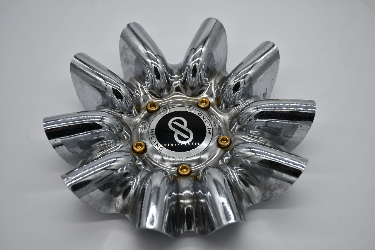 Milano Chrome Wheel Center Cap Hub Cap C12 8.2"