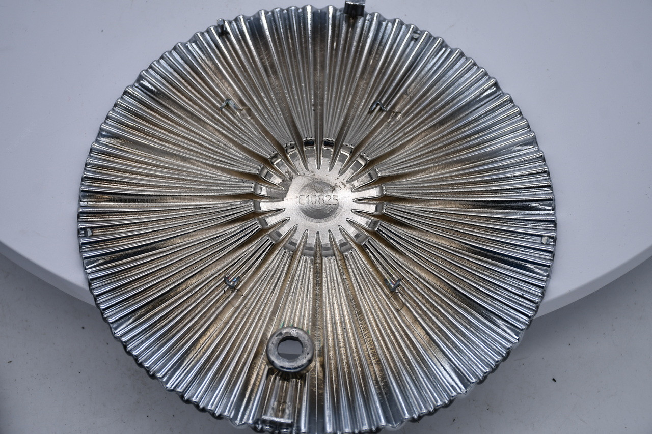 Rev Chrome Gloss Black Wheel Center Cap Hub Cap C10825 7.25"