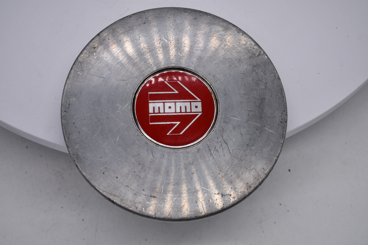 Momo Grey Red Logo Wheel Center Cap Hub Cap Momo Center Cap Red Center 5.6"