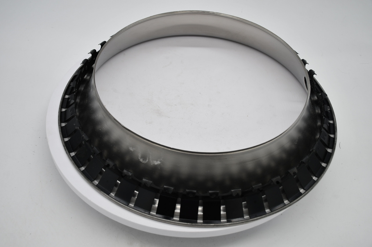 Vision Chrome Black Ring Wheel Center Cap Hub Cap 2543V 16.4" Trim Rings for Vision Rally