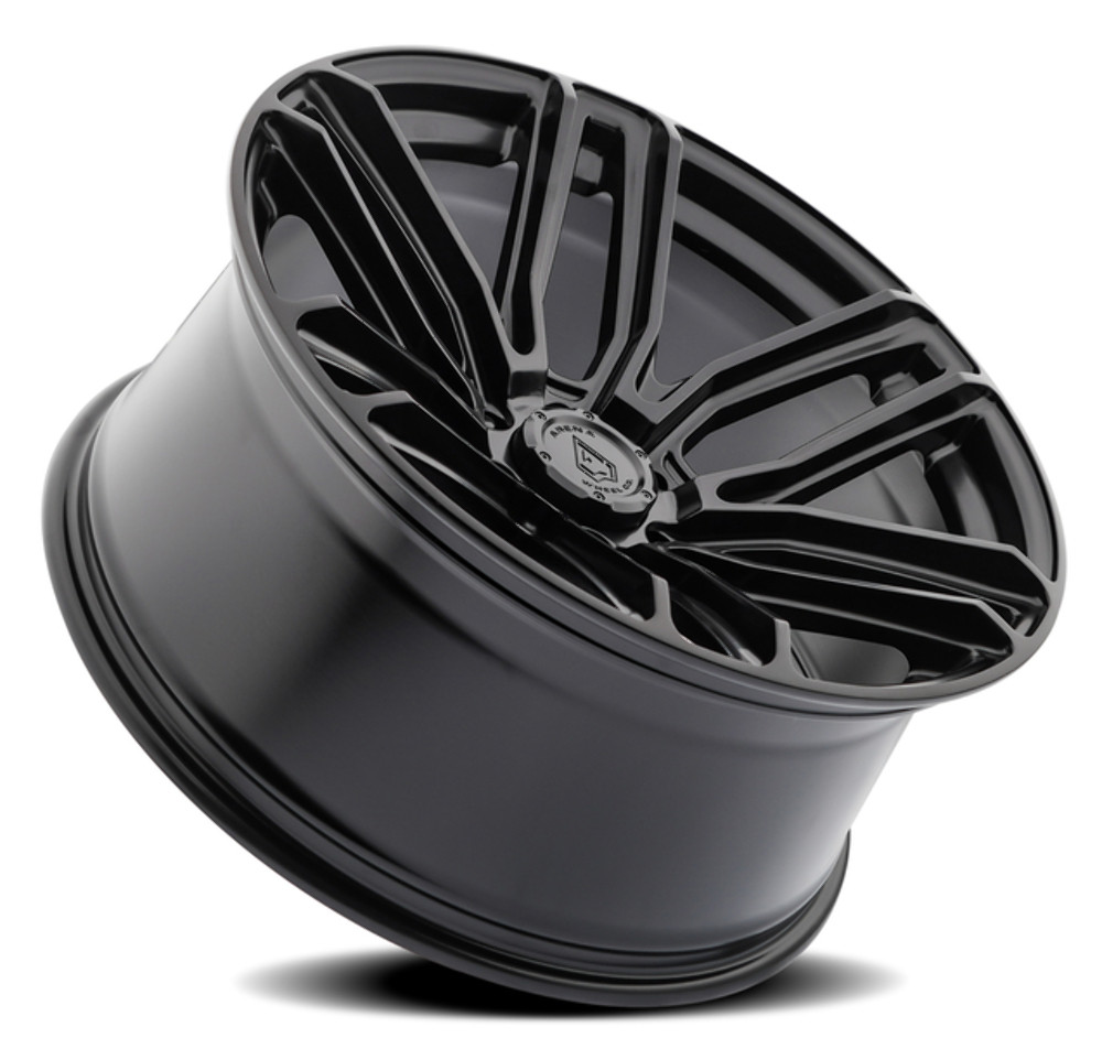 Set 4 22" Arena Supreme 22x10 6x5.5 -18mm Satin Black Wheels Lifted Truck Rims