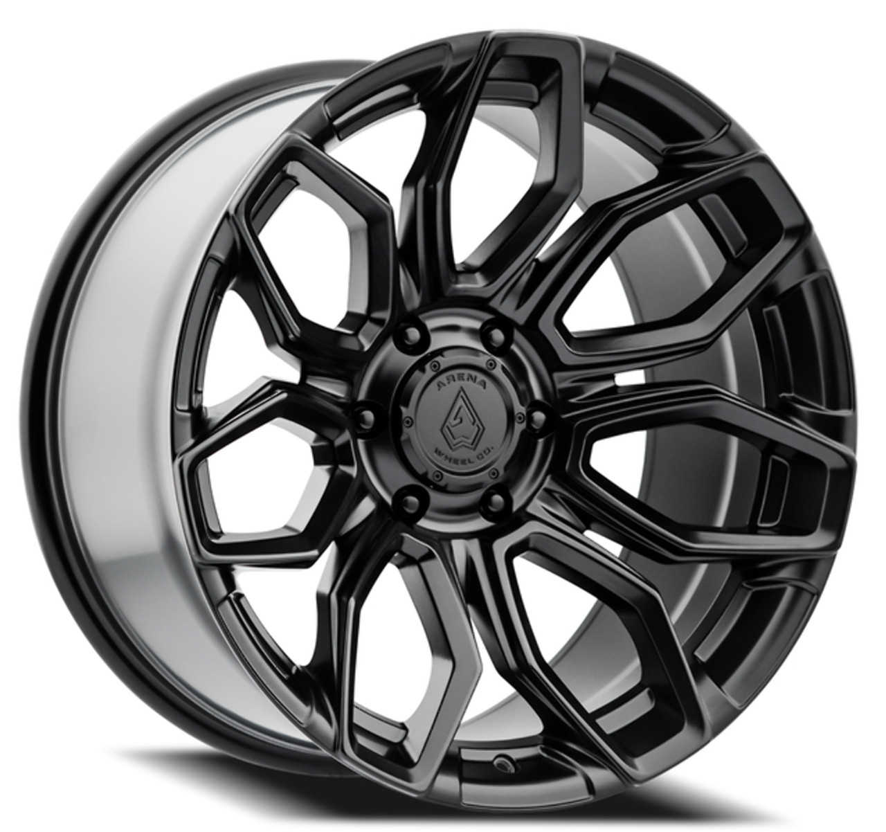 Set 4 20" Arena Cobra 20x9 5x5 0mm Satin Black Wheels For Jeep Truck Rims