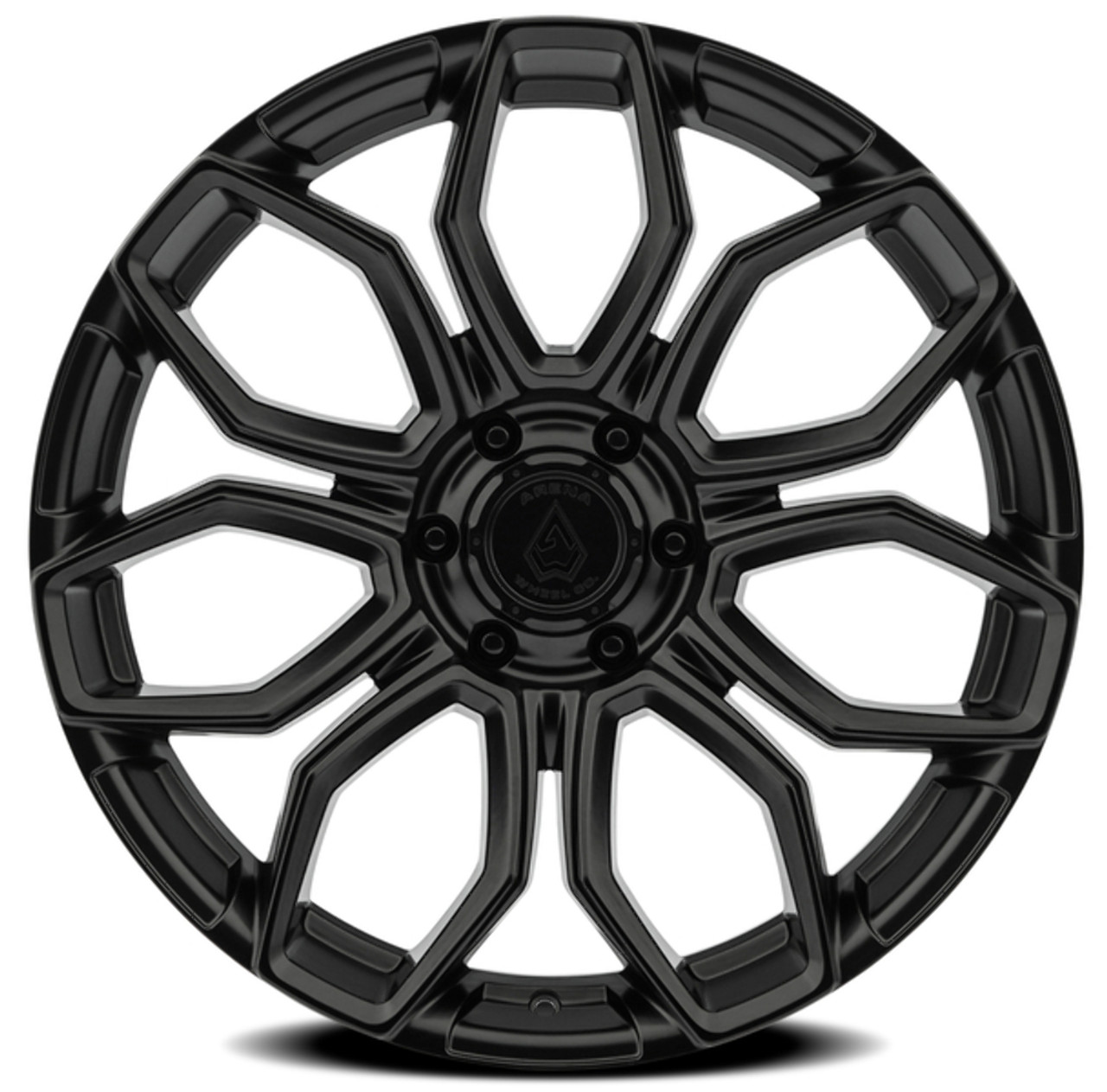 Set 4 20" Arena Cobra 20x10 5x5 -18mm Satin Black Wheels Lifted For Jeep Rims