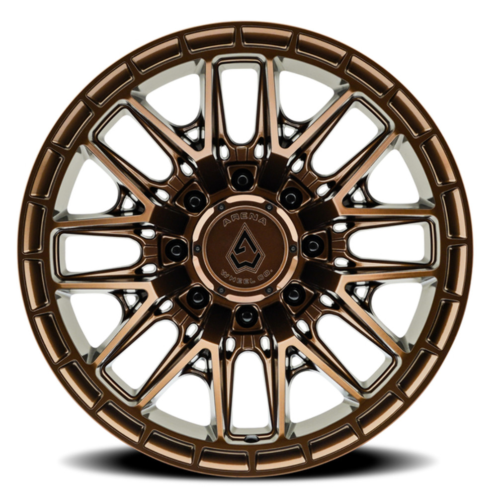 Set 4 20" Arena Battle 20x10 8x6.5 -18mm Wheels Smoked Bronze Tint Clear Rims