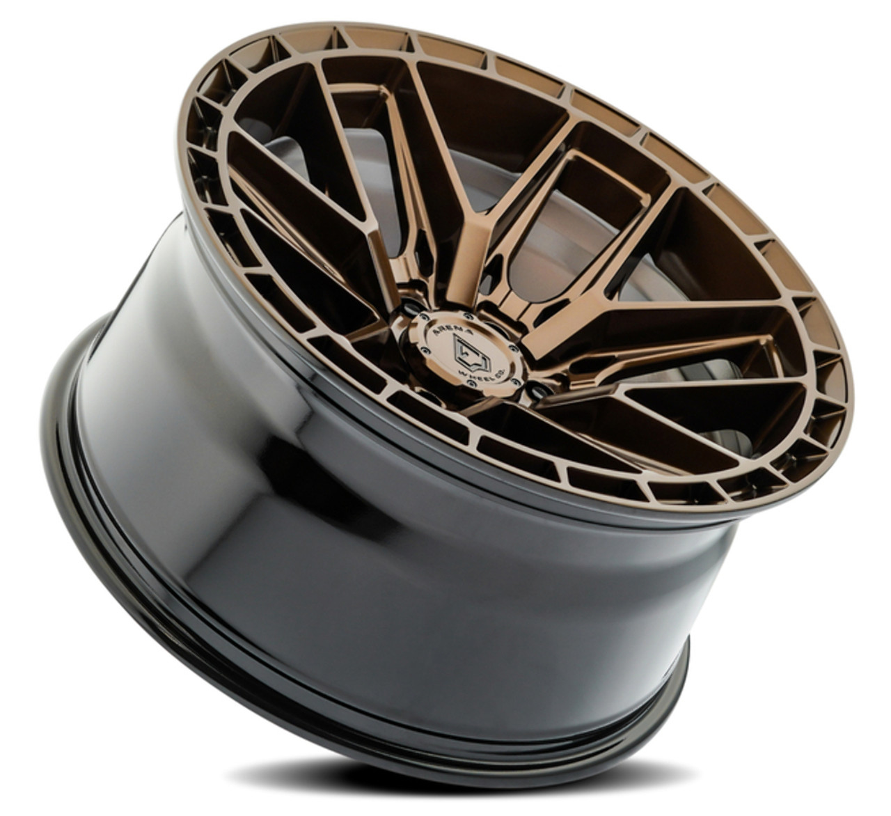 17" Arena Battle 17x9 6x5.5 -12mm Smoked Bronze Tint Clear Lifted Truck SUV Rim