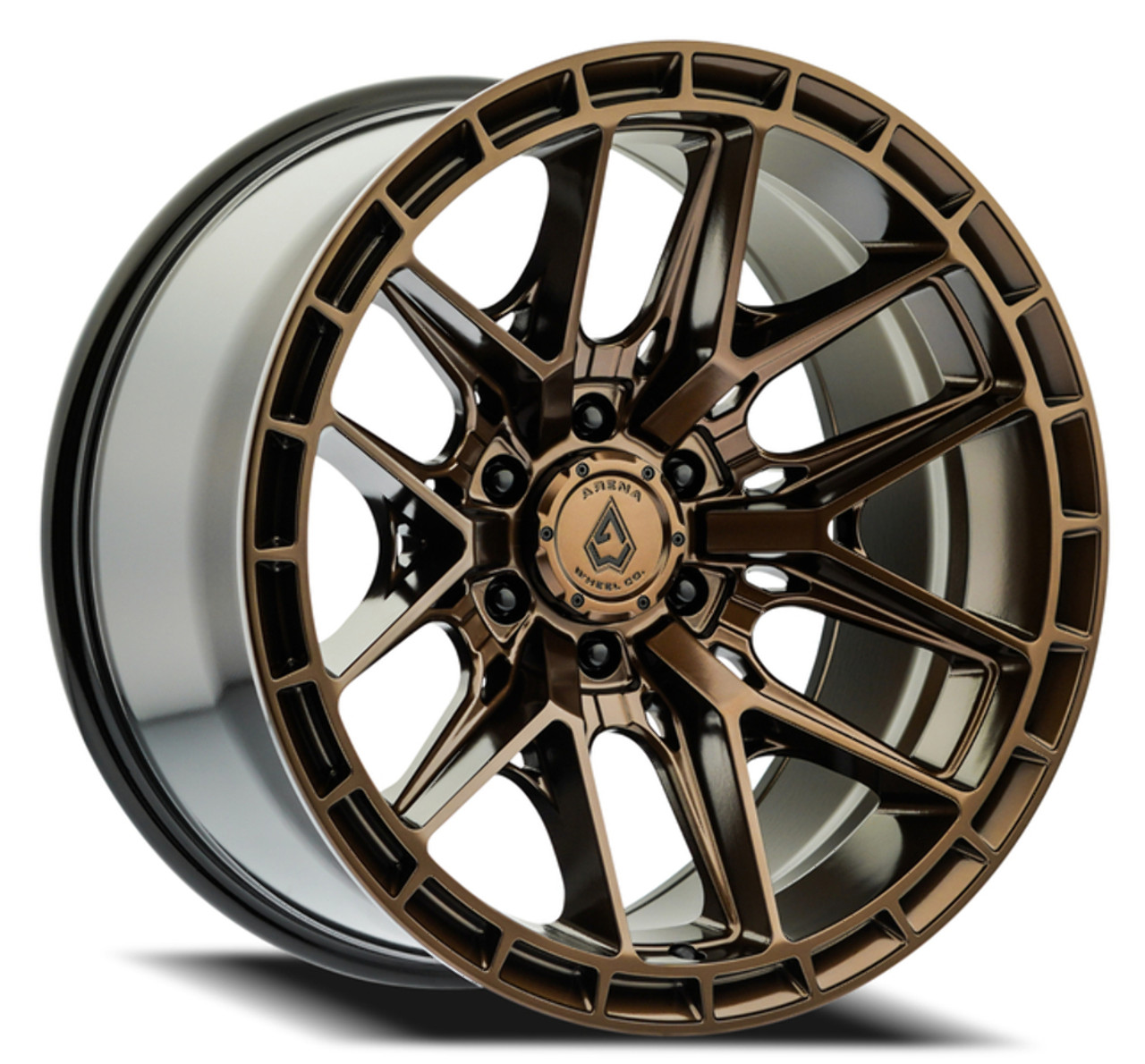 20" Arena Battle 20x9 6x5.5 1mm Smoked Bronze Tint Clear Wheel For Chevy GMC Ram