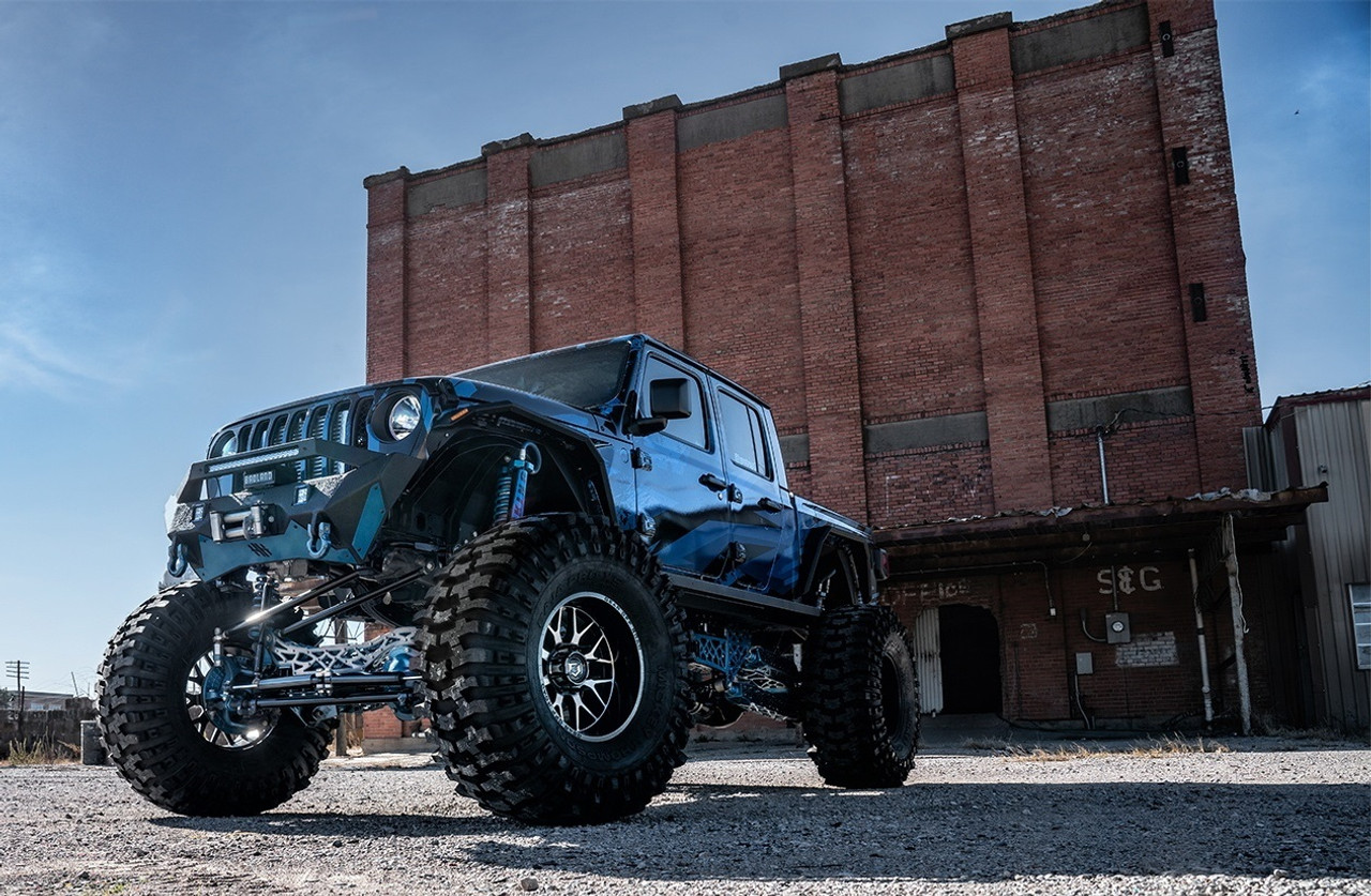 Set 4 20" Gear Off Road 763MB Raid Black Machined Face 20x10 Wheels 6x5.5 -12mm