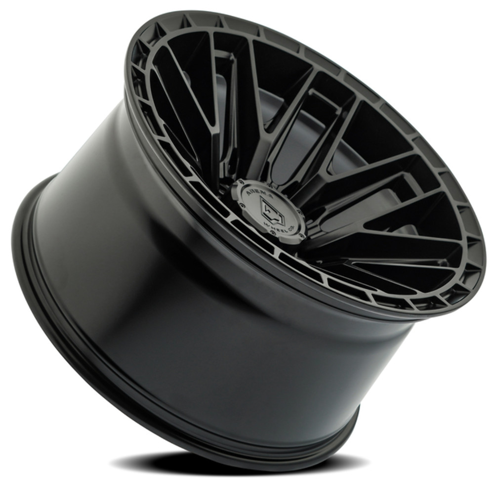 Set 4 22" Arena Battle 22x12 8x170 -44mm Satin Black Wheels Lifted Truck Rims