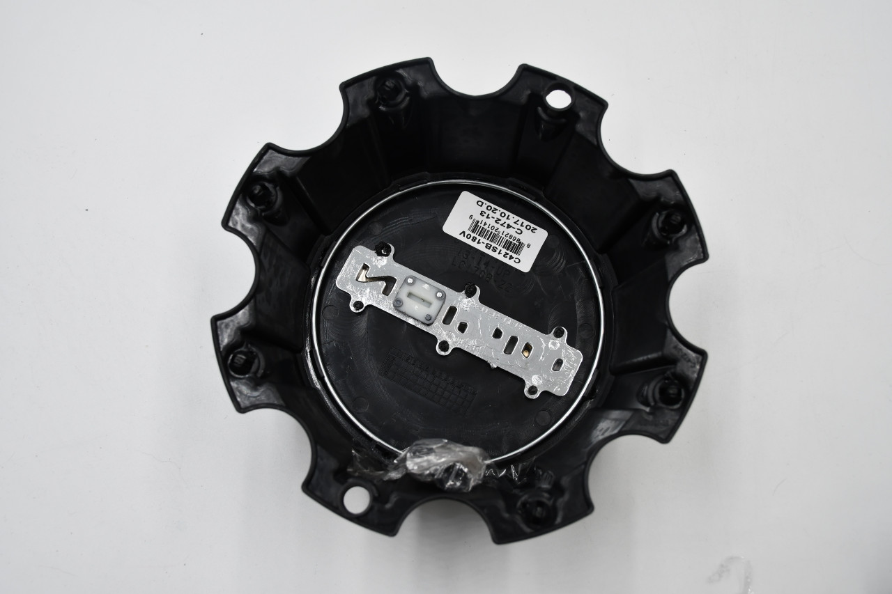 Vision Matte Black Wheel Center Cap Hub Cap C421SB-1802V 7" 8 Lug