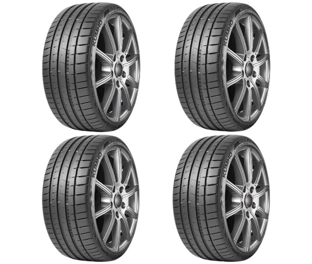 Set 4 265/35R20XL Kumho Tires Ecsta Sport S PS72 Radial Tires 2653520 Ultra High Performance 99(Y)